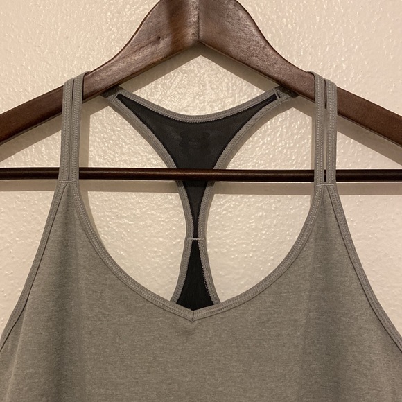 Under Armour Tank with Sheer/Mesh Back Panel - Picture 2 of 3